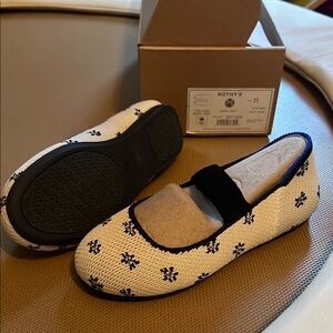 Rothy's The Kids Mary Jane in Daisy Noir size 11 (runs small)